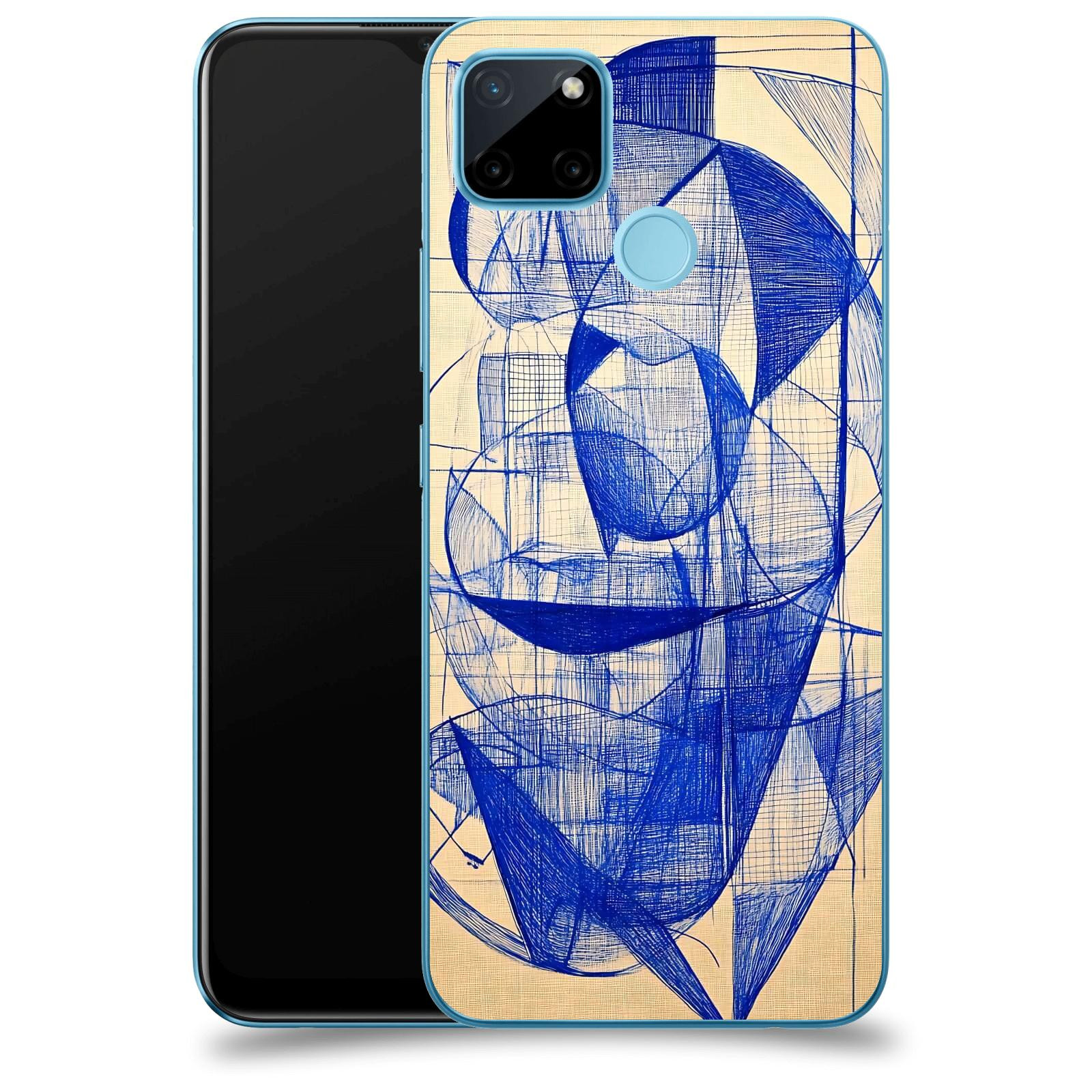 ACOVER Kryt na mobil Realme C21Y - Geometrický chaos