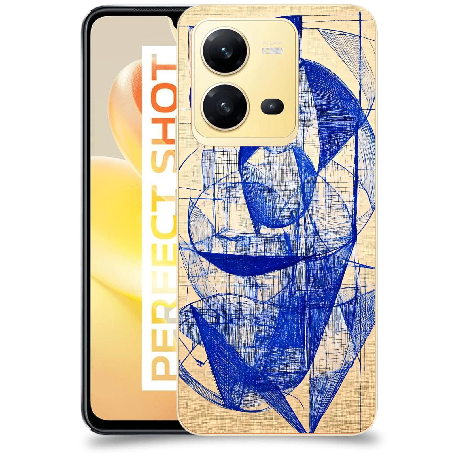 ACOVER Kryt na mobil Vivo X80 Lite - Geometrický chaos