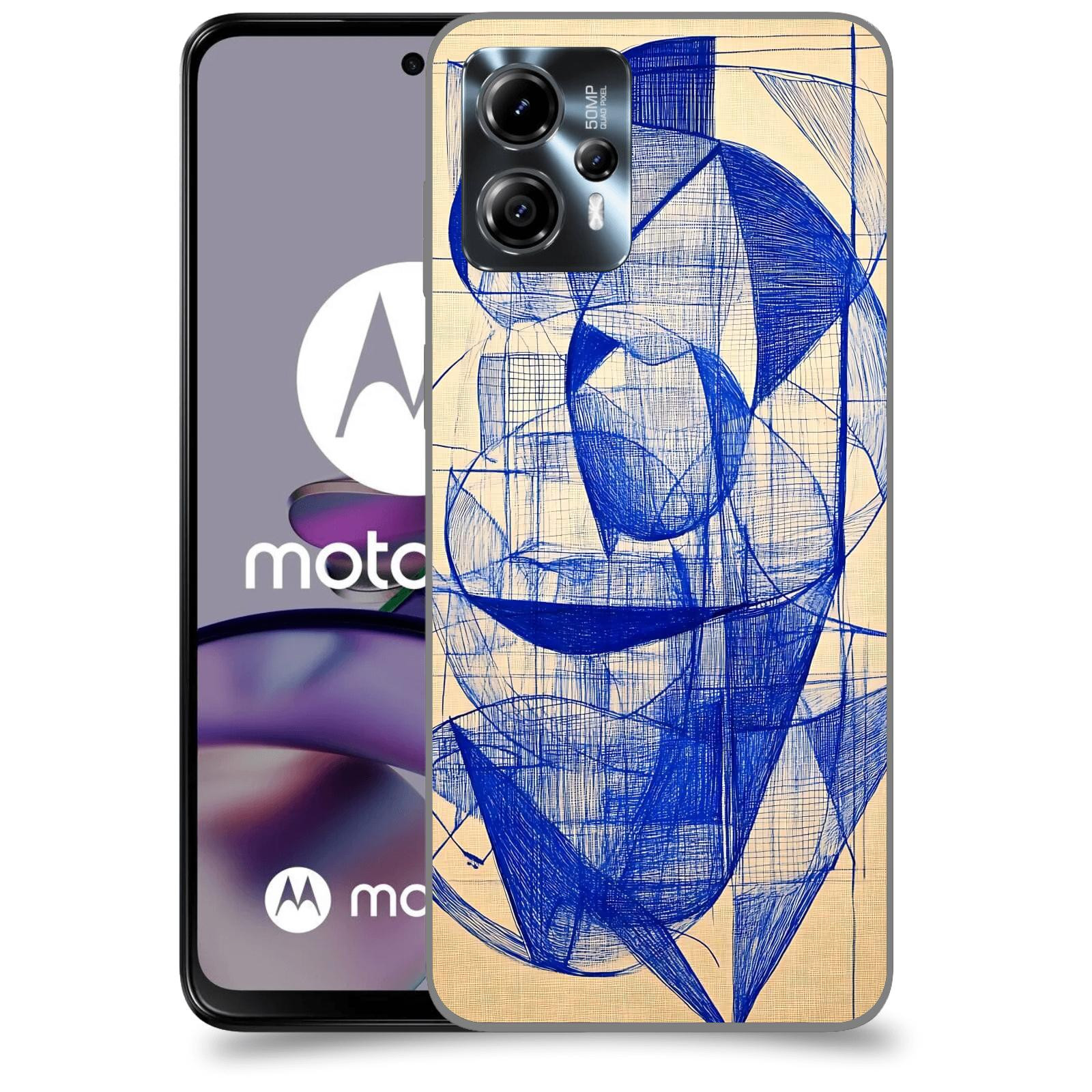 ACOVER Kryt na mobil Motorola Moto G13 - Geometrický chaos