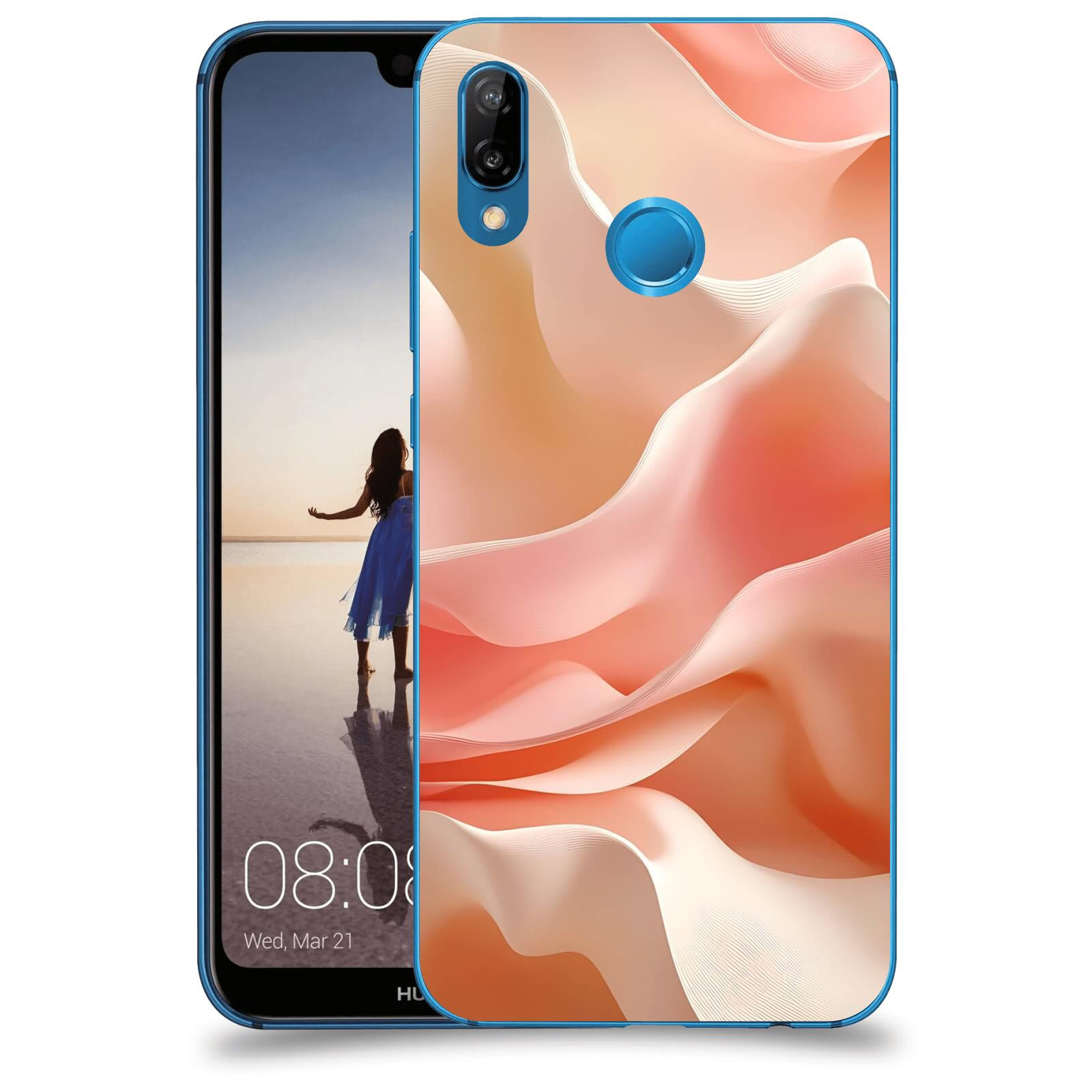 ACOVER Kryt na mobil Huawei P20 Lite - Hedvábné vlny