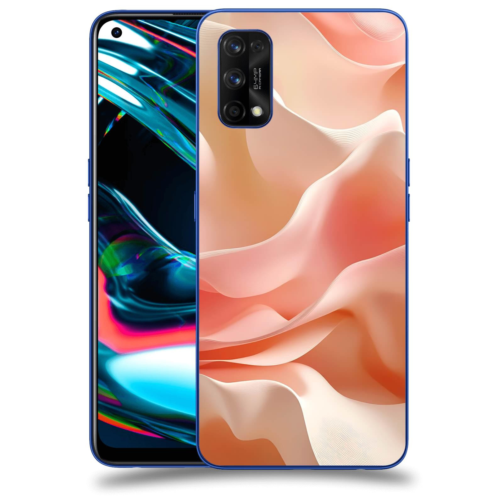 ACOVER Kryt na mobil Realme 7 Pro - Hedvábné vlny