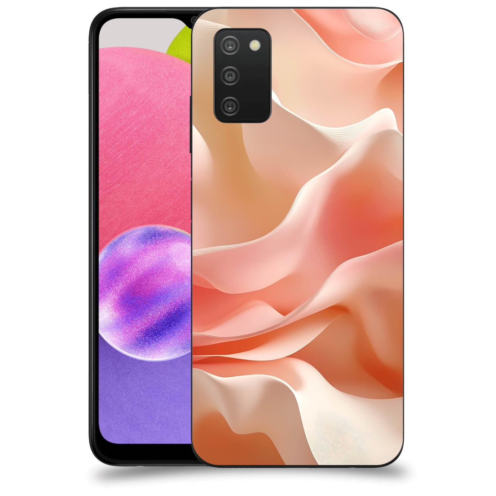 ACOVER Kryt na mobil Samsung Galaxy A03s A037G - Hedvábné vlny