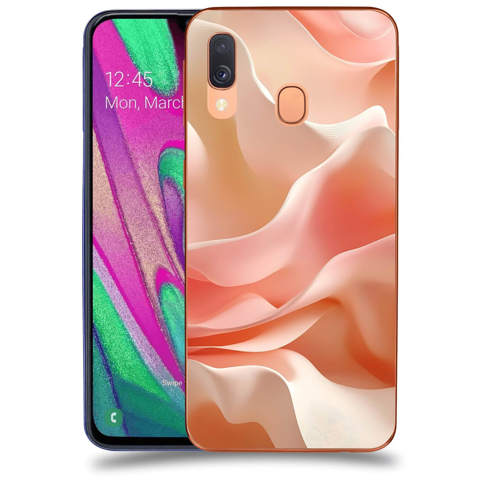 ACOVER Kryt na mobil Samsung Galaxy A40 A405F - Hedvábné vlny
