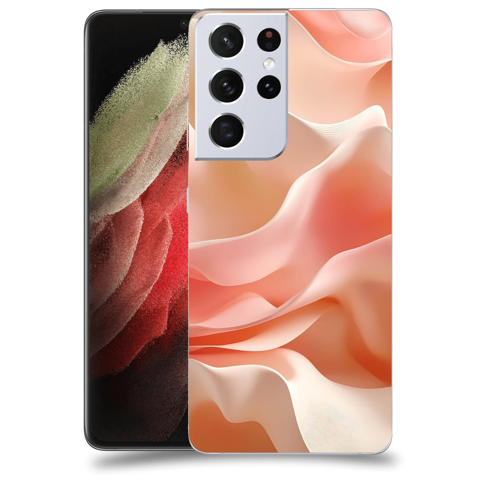 ACOVER Kryt na mobil Samsung Galaxy S21 Ultra 5G G998B - Hedvábné vlny