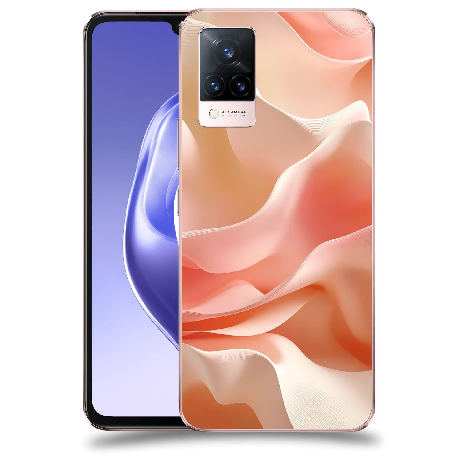ACOVER Kryt na mobil Vivo V21 5G - Hedvábné vlny