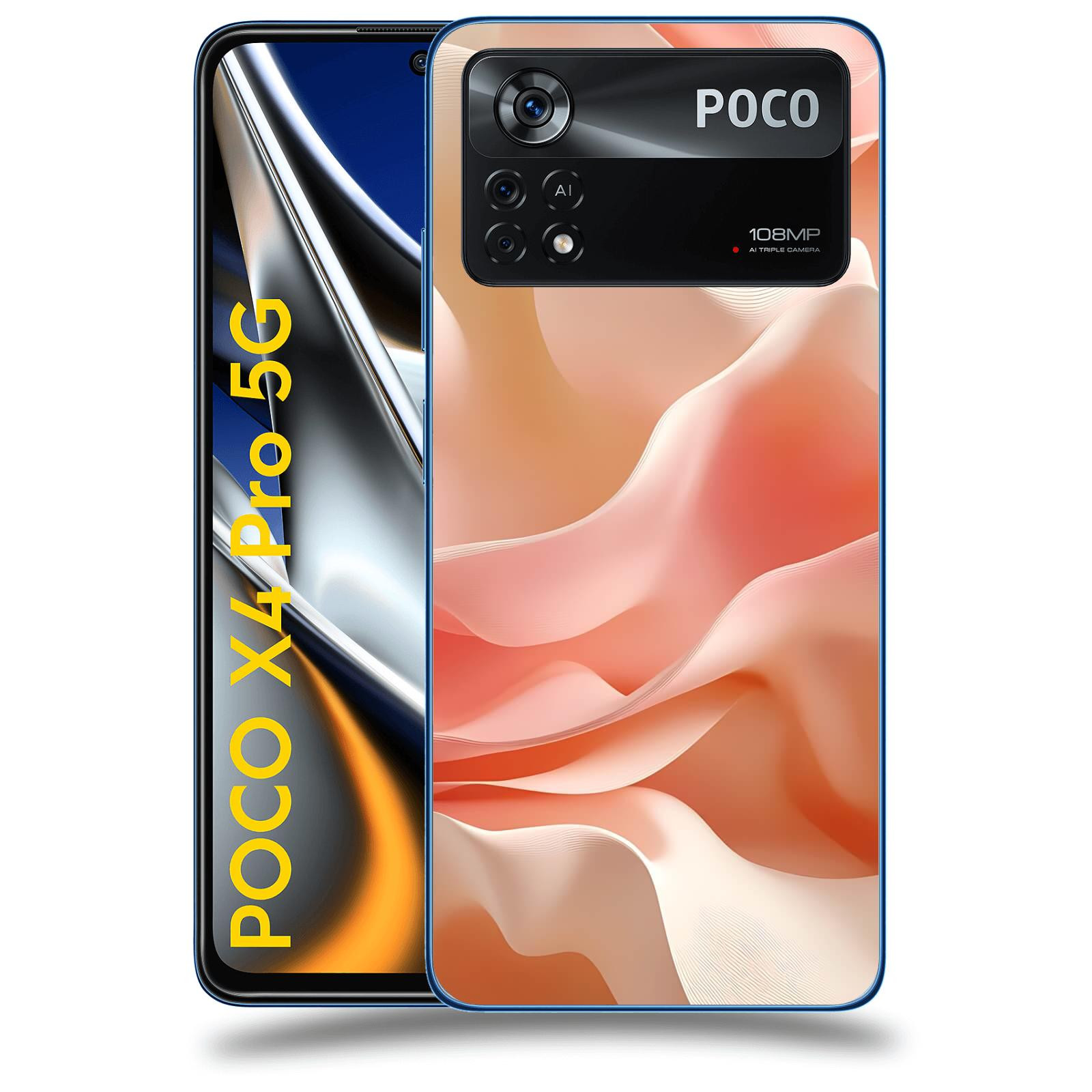 ACOVER Kryt na mobil Xiaomi Poco X4 Pro 5G - Hedvábné vlny