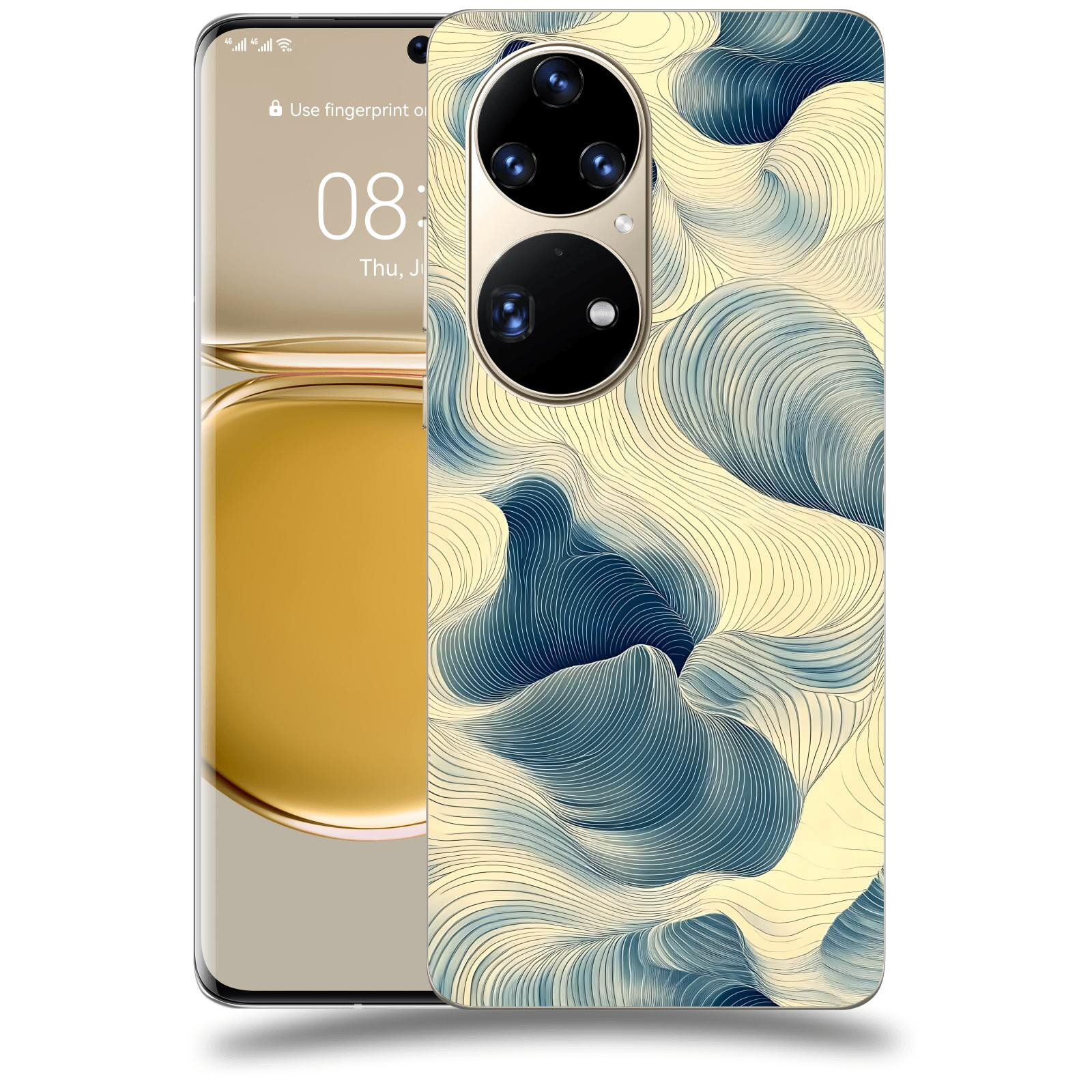 ACOVER Kryt na mobil Huawei P50 - Hluboké proudy