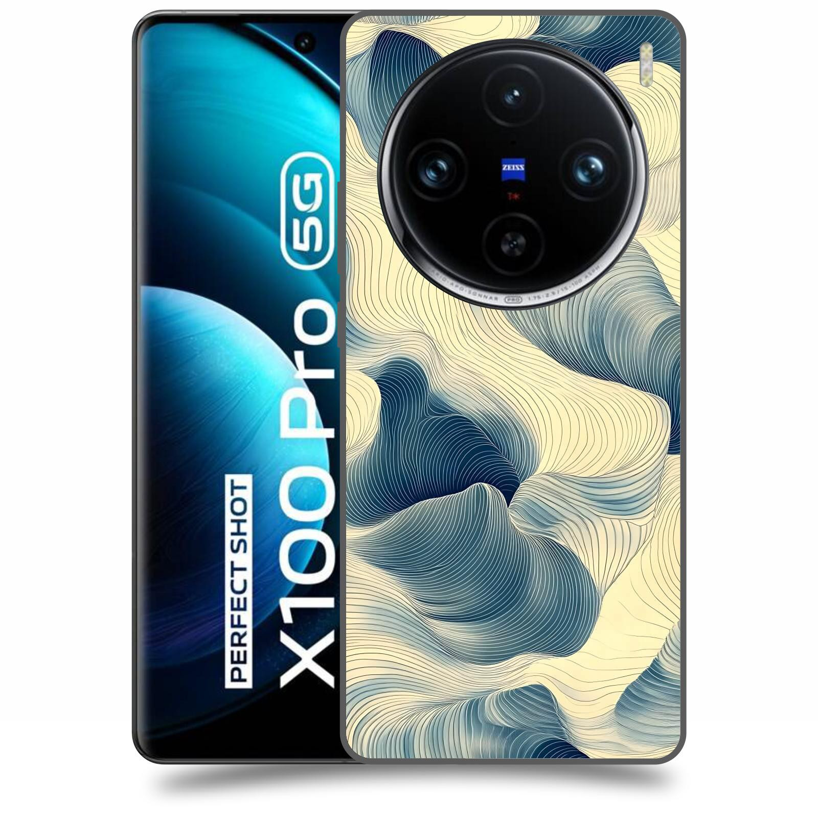 ACOVER Kryt na mobil Vivo X100 Pro 5G - Hluboké proudy