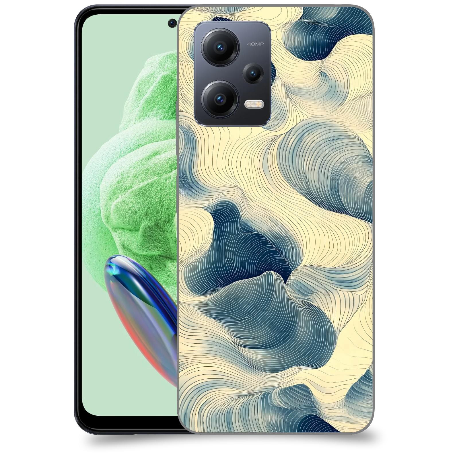ACOVER Kryt na mobil Xiaomi Redmi Note 12 PRO 5G - Hluboké proudy