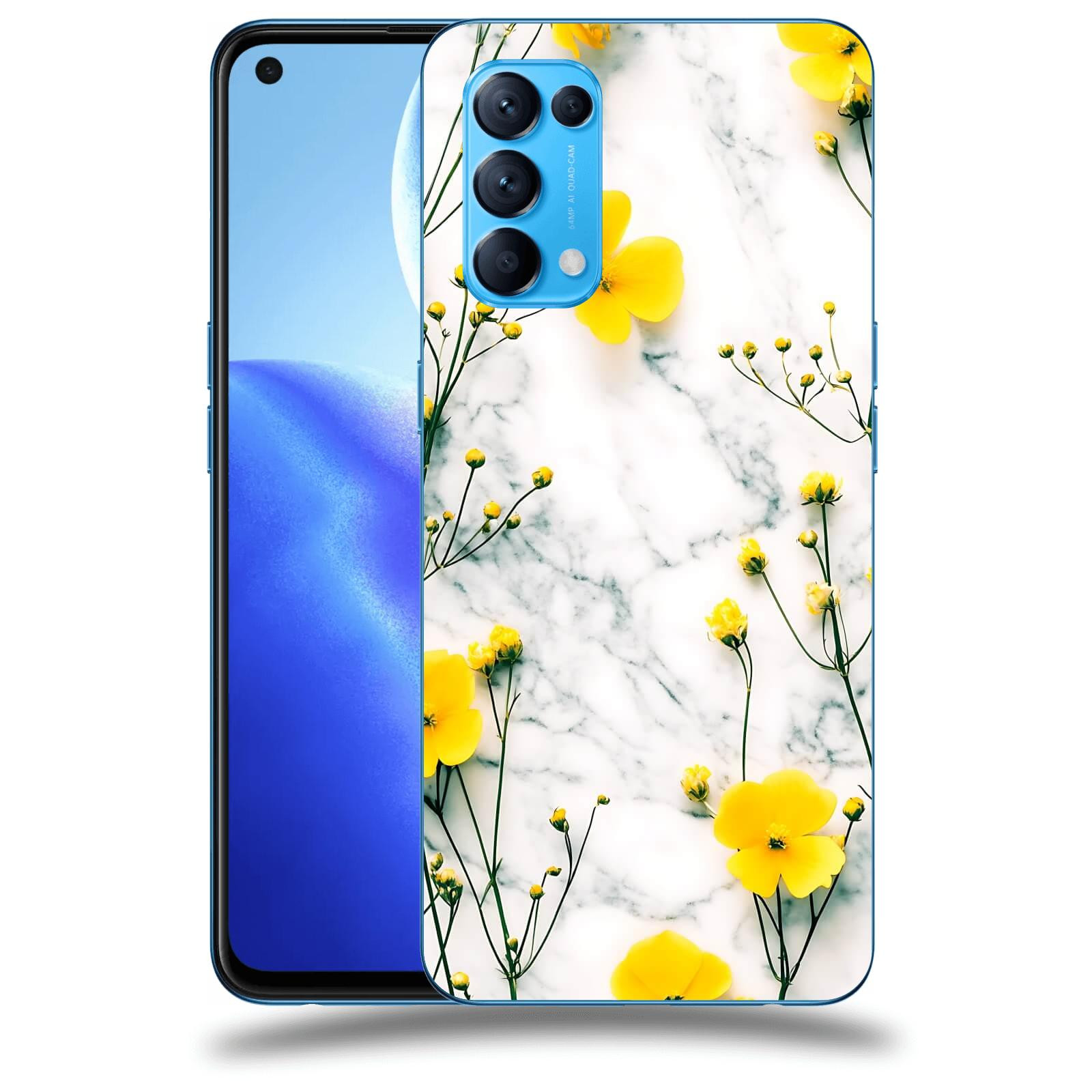 ACOVER Kryt na mobil OPPO Reno 5 5G - Jarní elegance