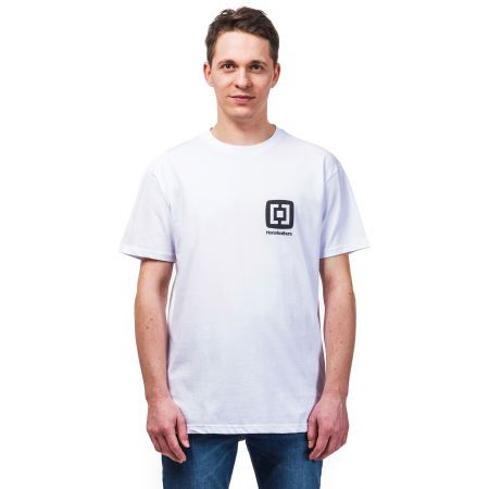 Triko Horsefeathers Mini Logo - Bílá - L