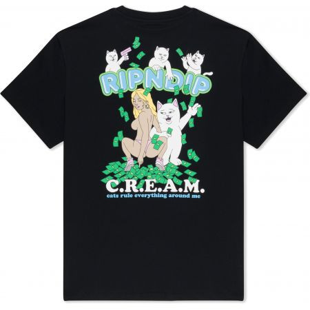 Triko Ripndip Club Cream - Černá - M