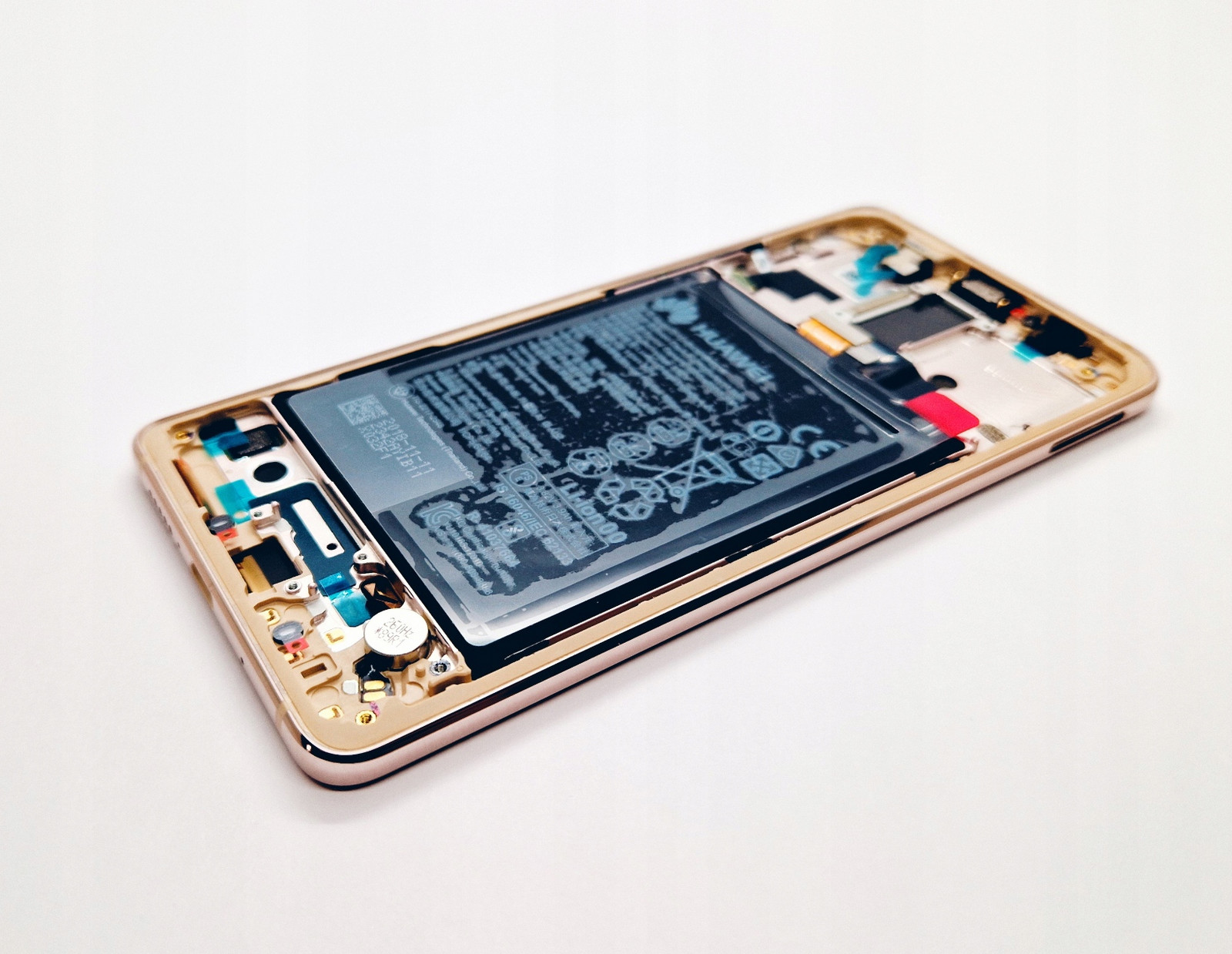 LCD displej pro Huawei Mate 10 Pro s rámečkem a bronzovou baterií 02351RQM Org