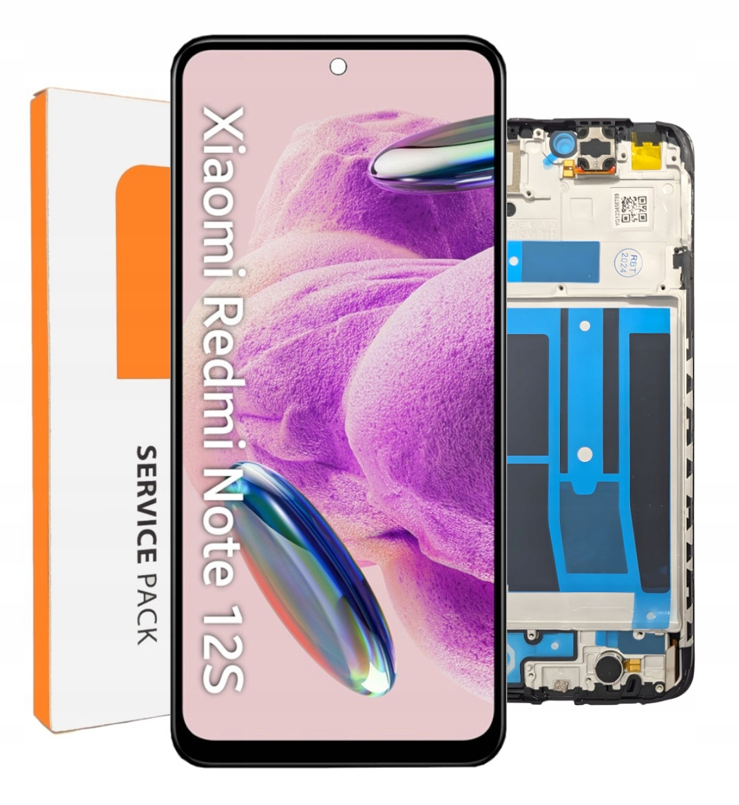 Originální LCD Displej S Rychlým Dotykem Pro Xiaomi Redmi Note 12S Rámeček