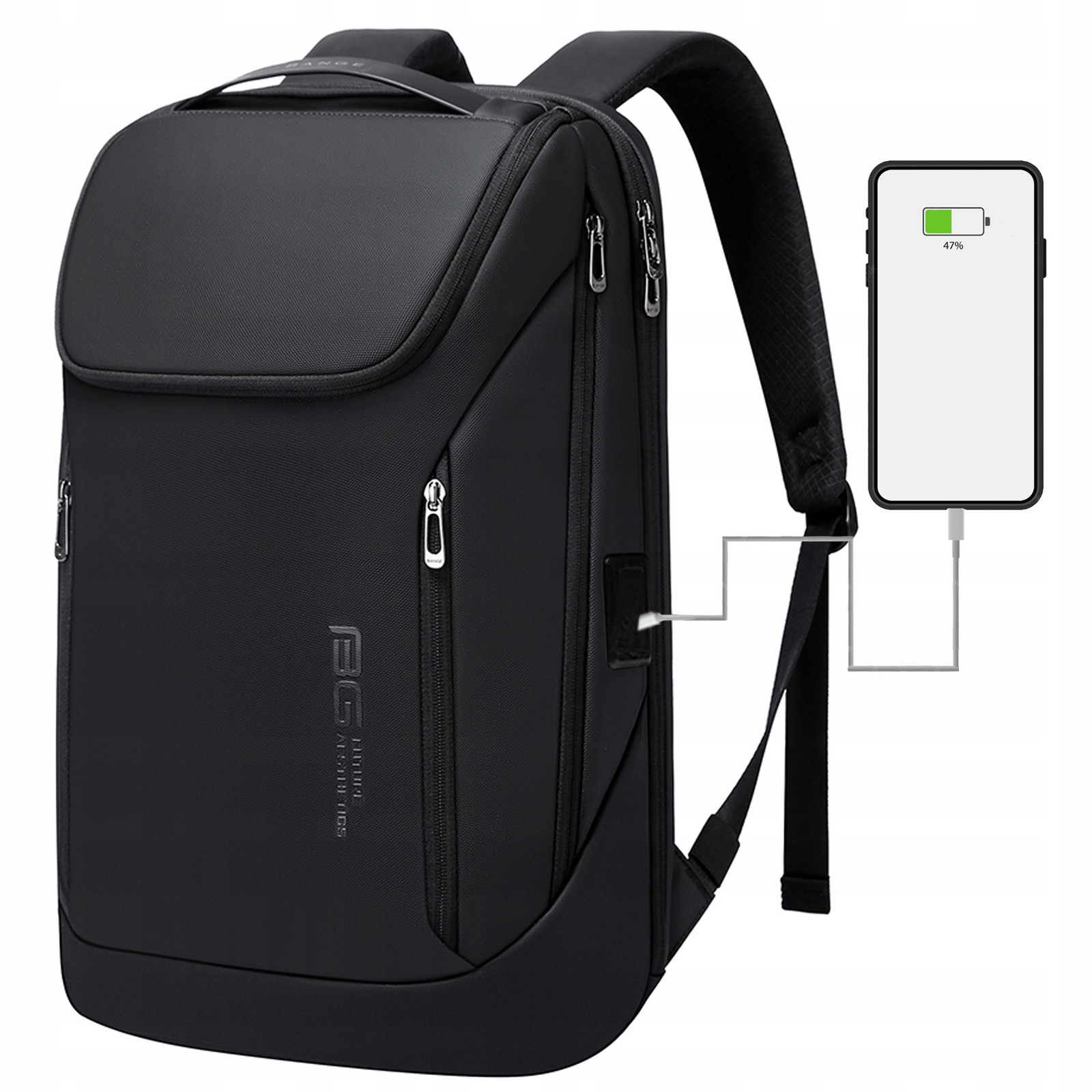 Batoh městský Bange na Notebook 15,6 Tablet Usb Casual Oficiální moderní