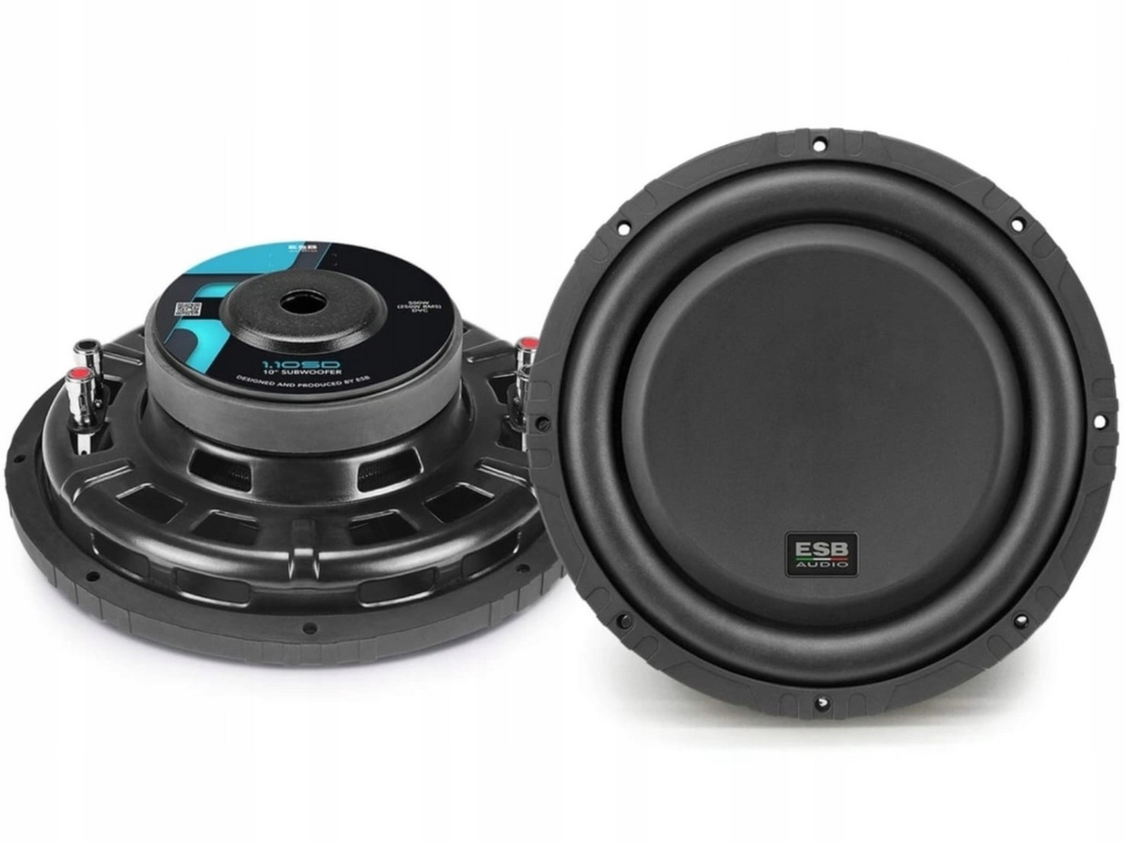 Esb 1.10SD2 Automobilový Subwoofer 25 cm 10 palců 250 W Rms Slim Flat