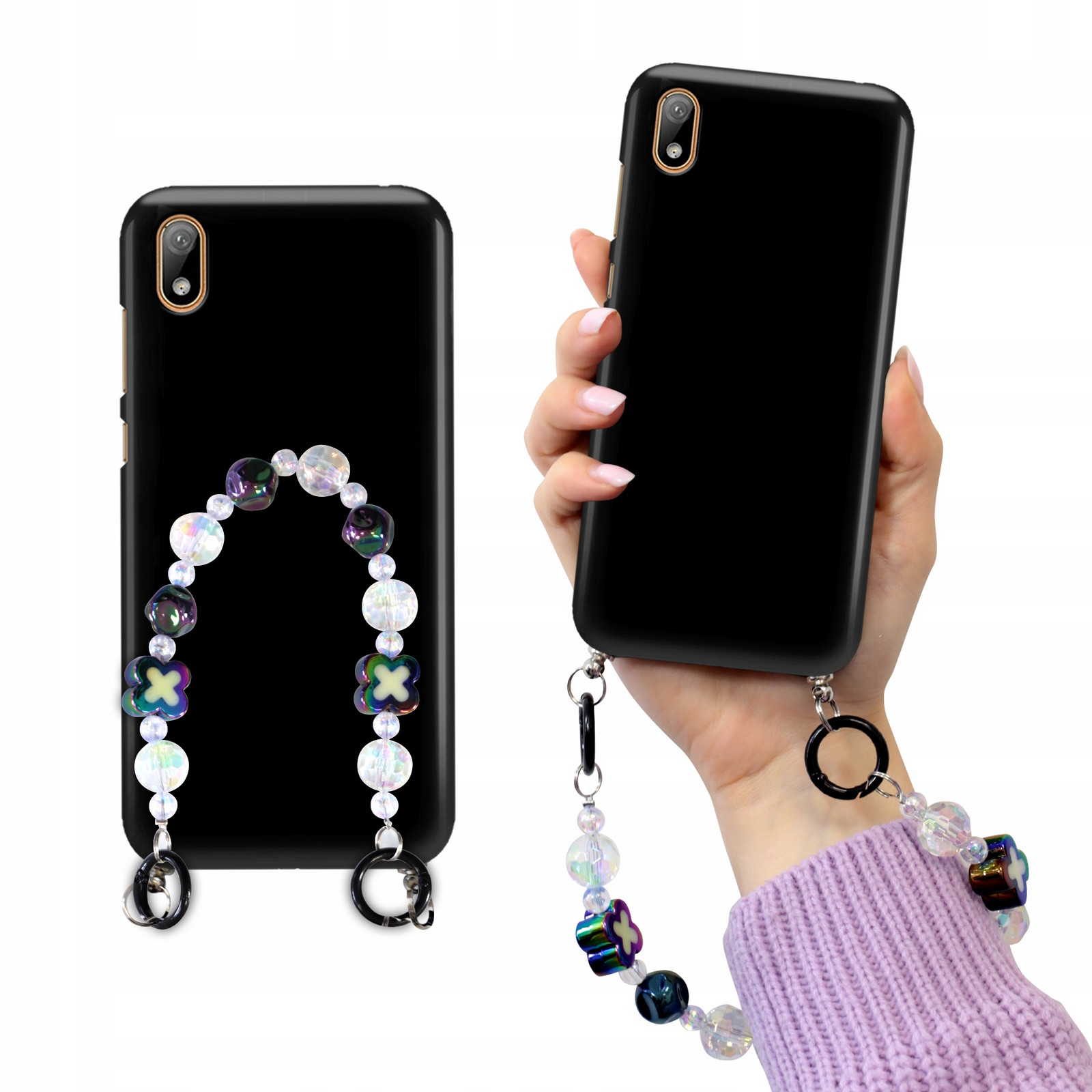 Pouzdro Matné Black Pro Huawei Y5 2019 Korále Holo