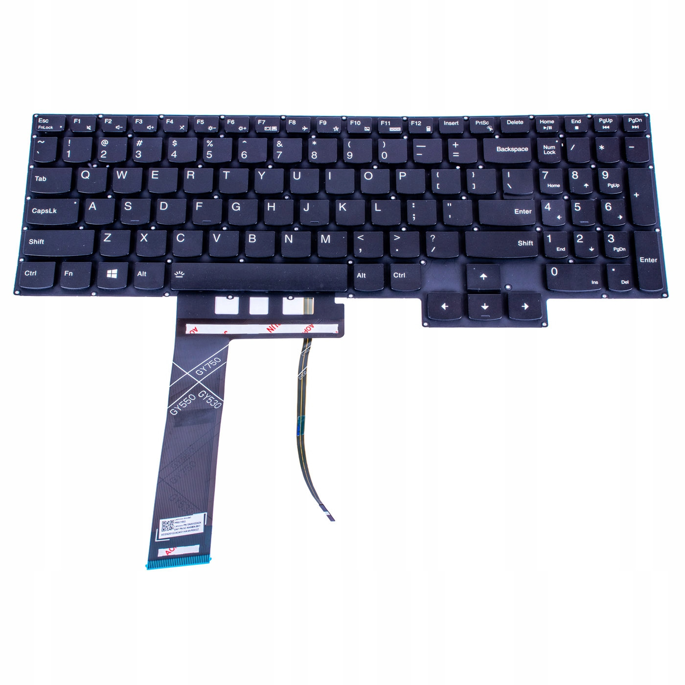 Klávesnice Lenovo IdeaPad 3 15 gaming ARH05 ACH6 bílé podsvícení