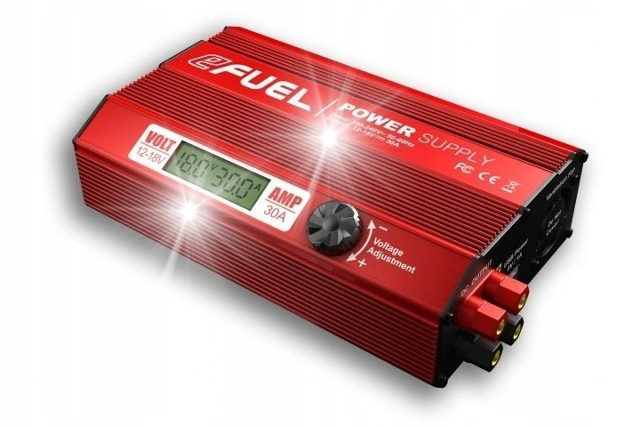 Skyrc Napájecí Zdroj Efuel 30A/540W 100-240V 50-60HZ Usb LCD Knoflík DC Kabel