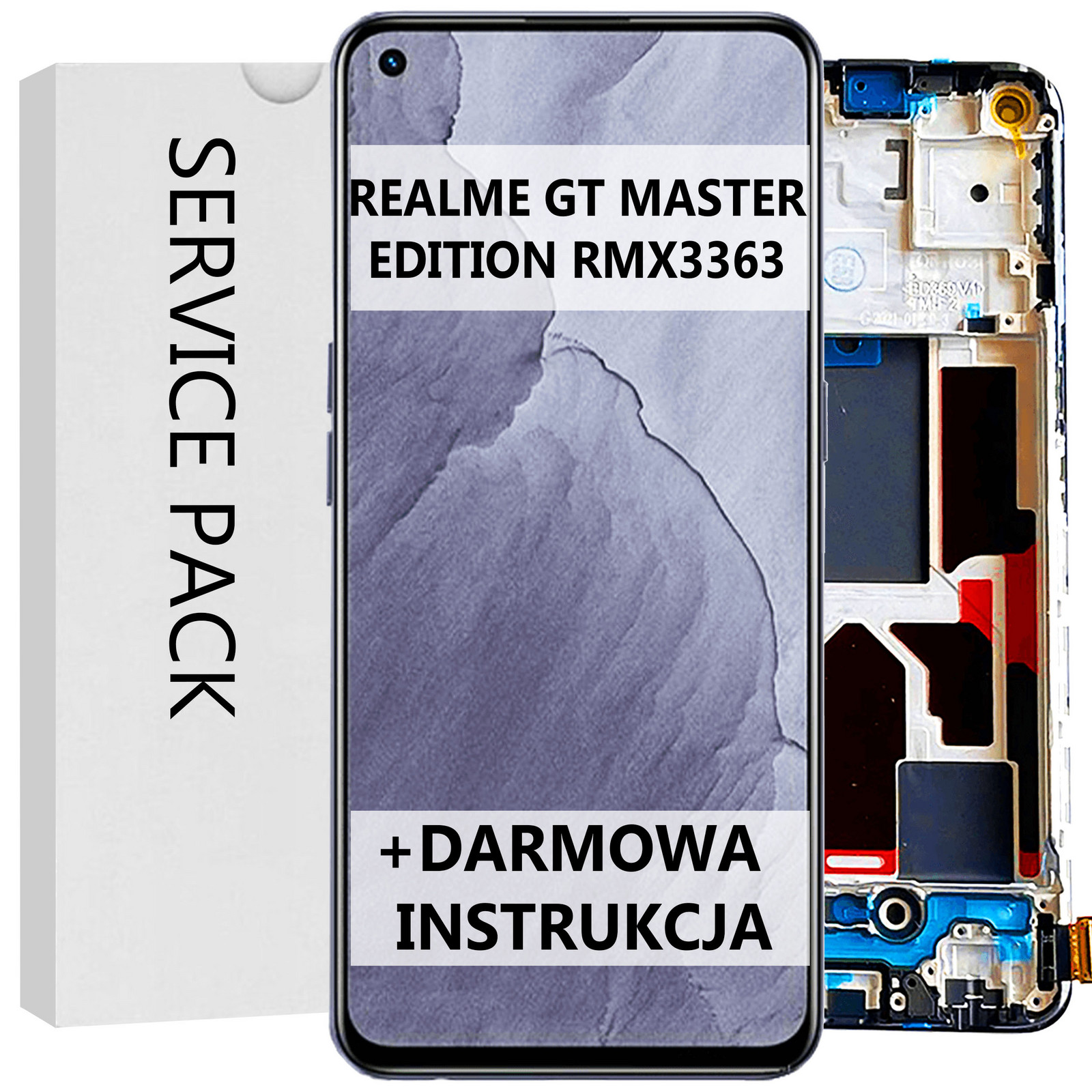 Service Pack Displej Pro Realme Gt Master Edition Rámeček RMX3363 RMX3360