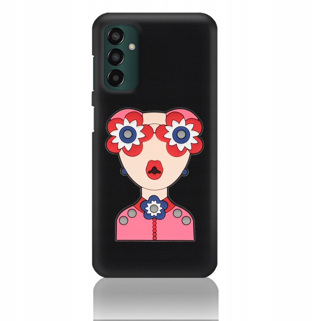 Pouzdro Matné Blink pro Samsung M13 4G Žena Růže 3D