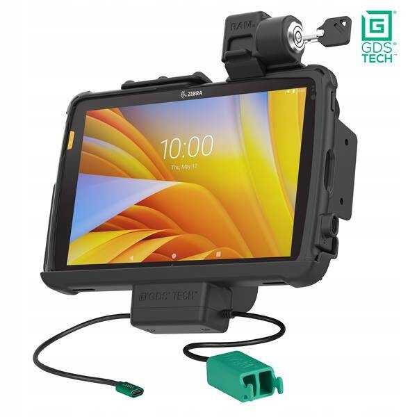Ram Mounts Uzamykatelná dokovací stanice Gds Power Dual Usb pro Zebra ET4x 10