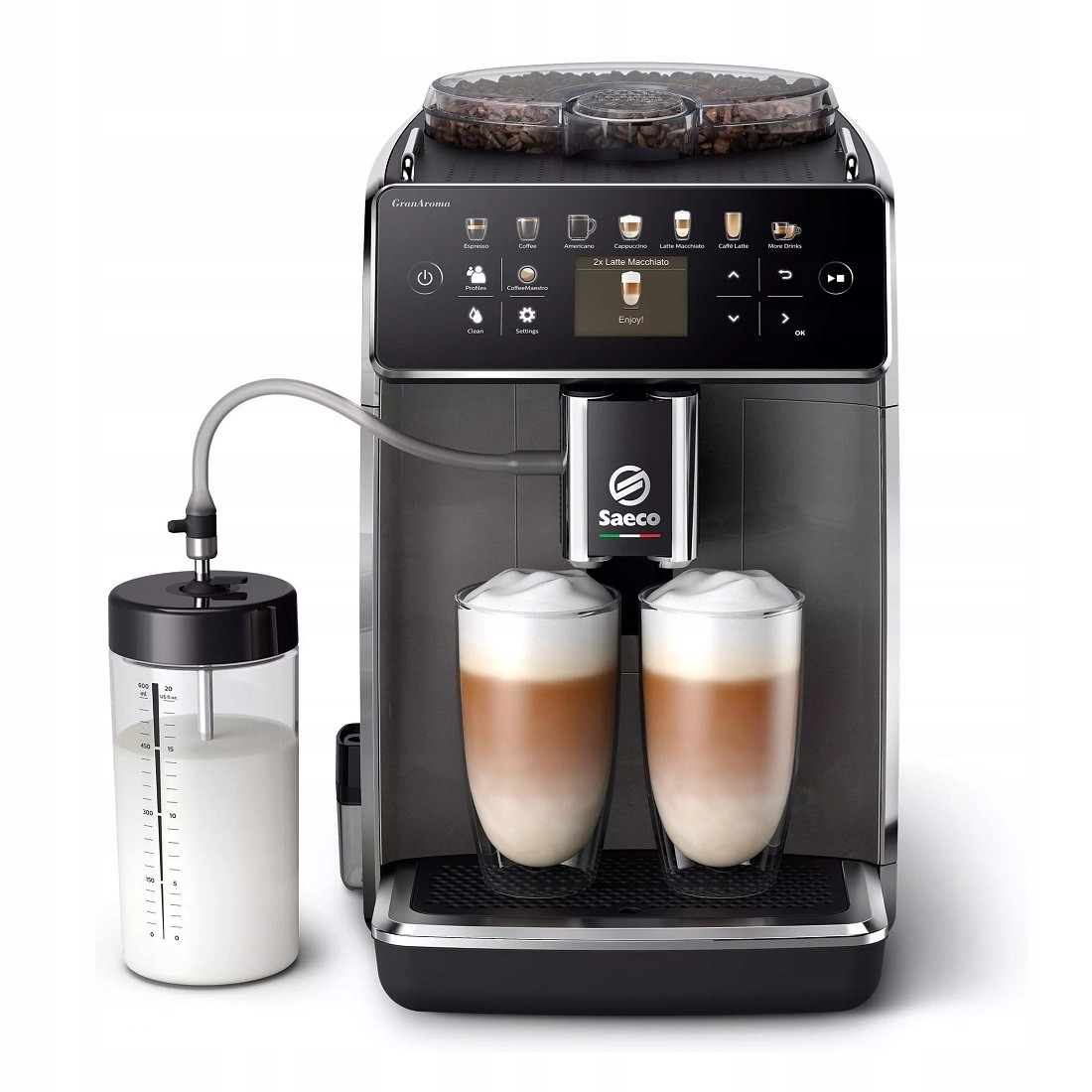 Automatický kávovar Saeco GranAroma SM6582/10 1500 W 15 bar 16 nápojů