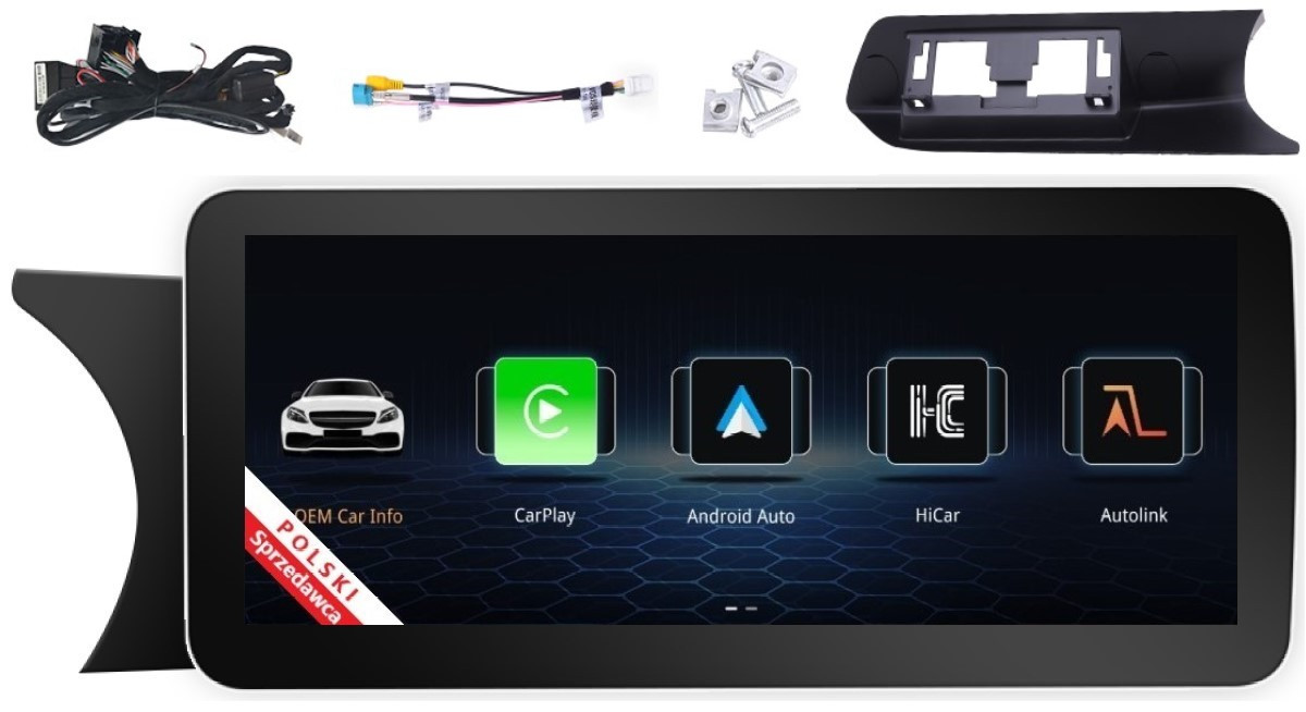 Linuxové Rádio Mercedes-benz C W204 Ntg 4.5 Android Auto Apple Carplay 2/16 Gb