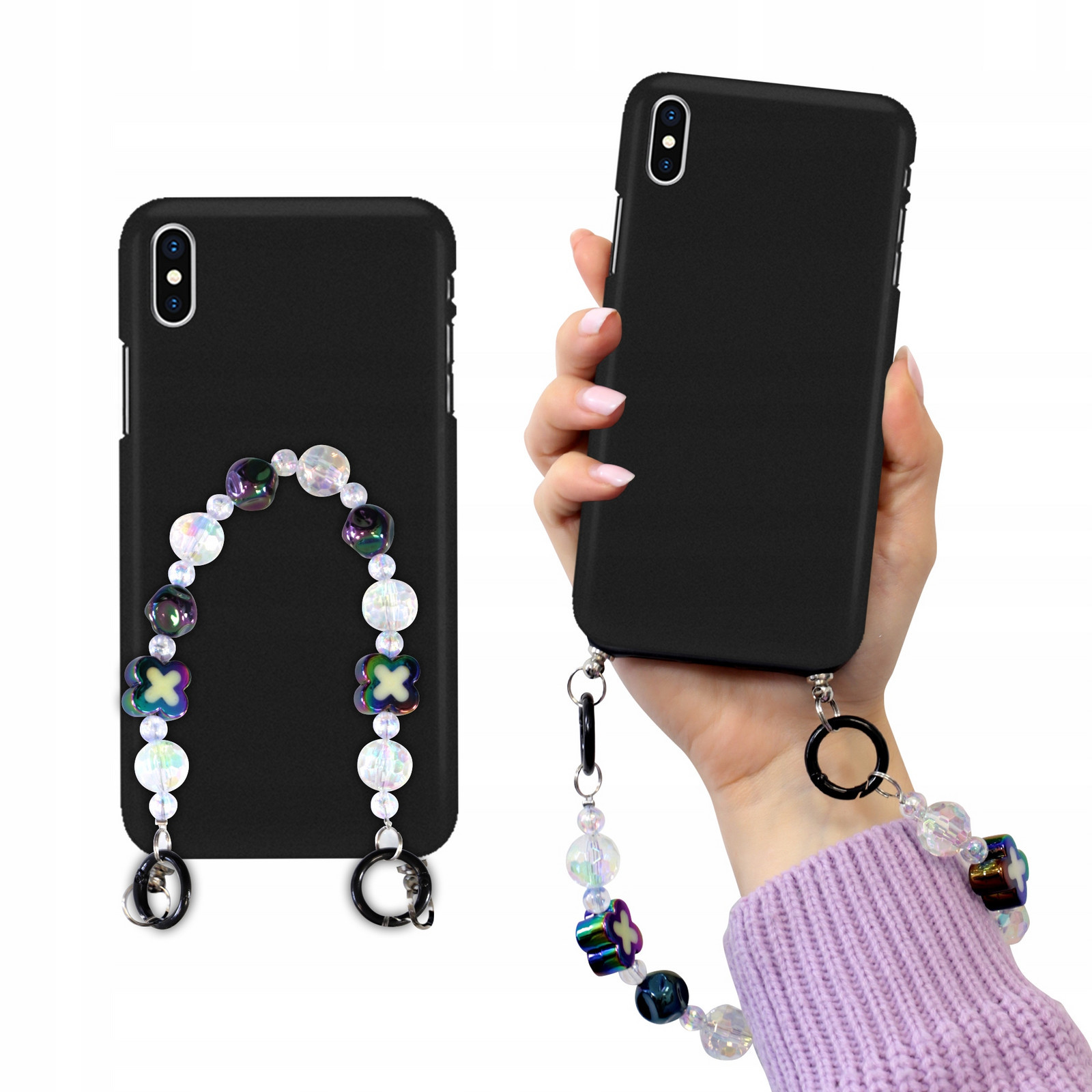 Pouzdro Matné Černé Pro Iphone X Blink Korále Holo