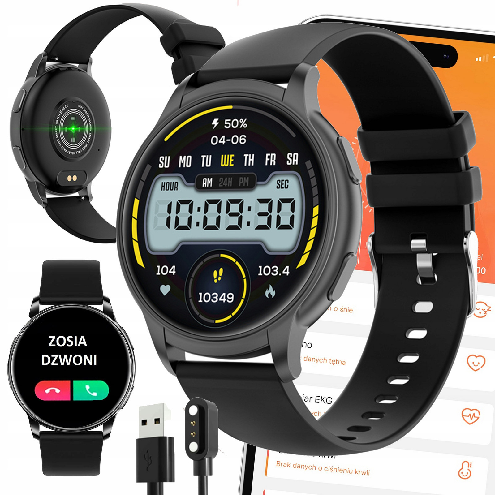 Smartband Chytré Hodinky Sportovní Hodinky Sportovní Náramek Amoled Pl Fit Sms Ios