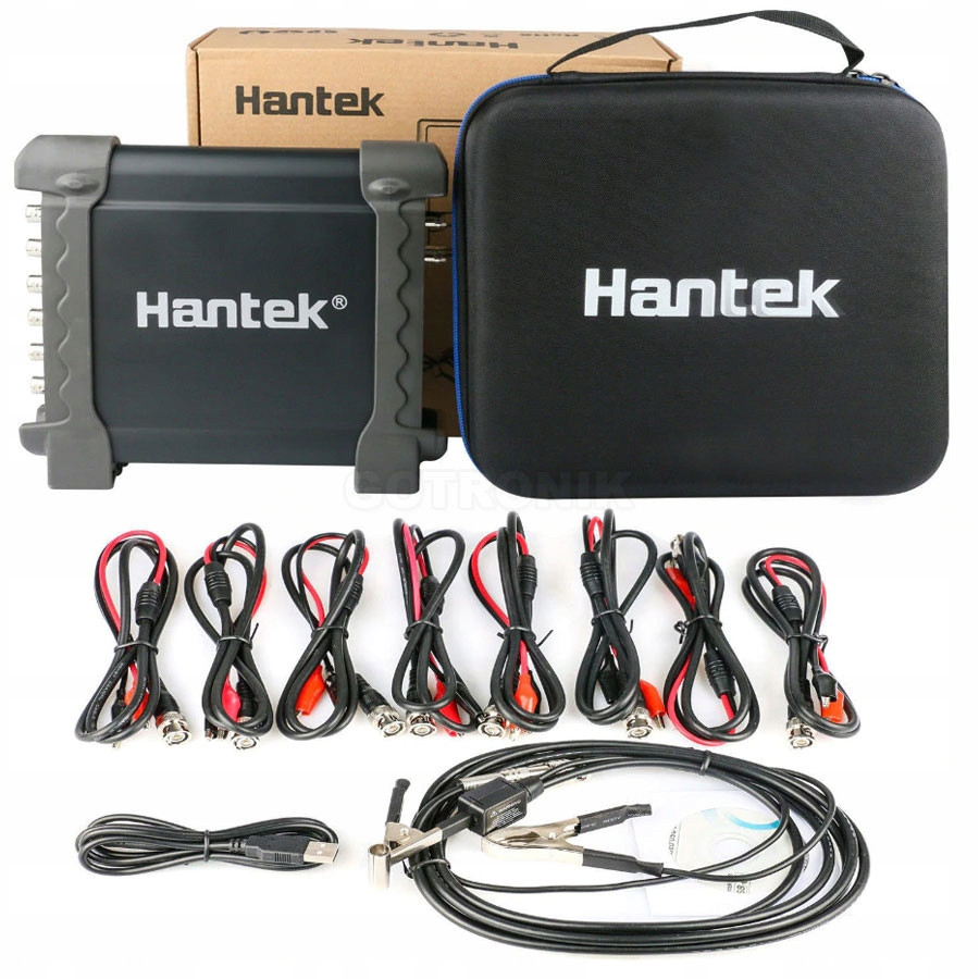 Osciloskop Hantek 1008C Pc Usb 8kanálová automobilová diagnostika Daq