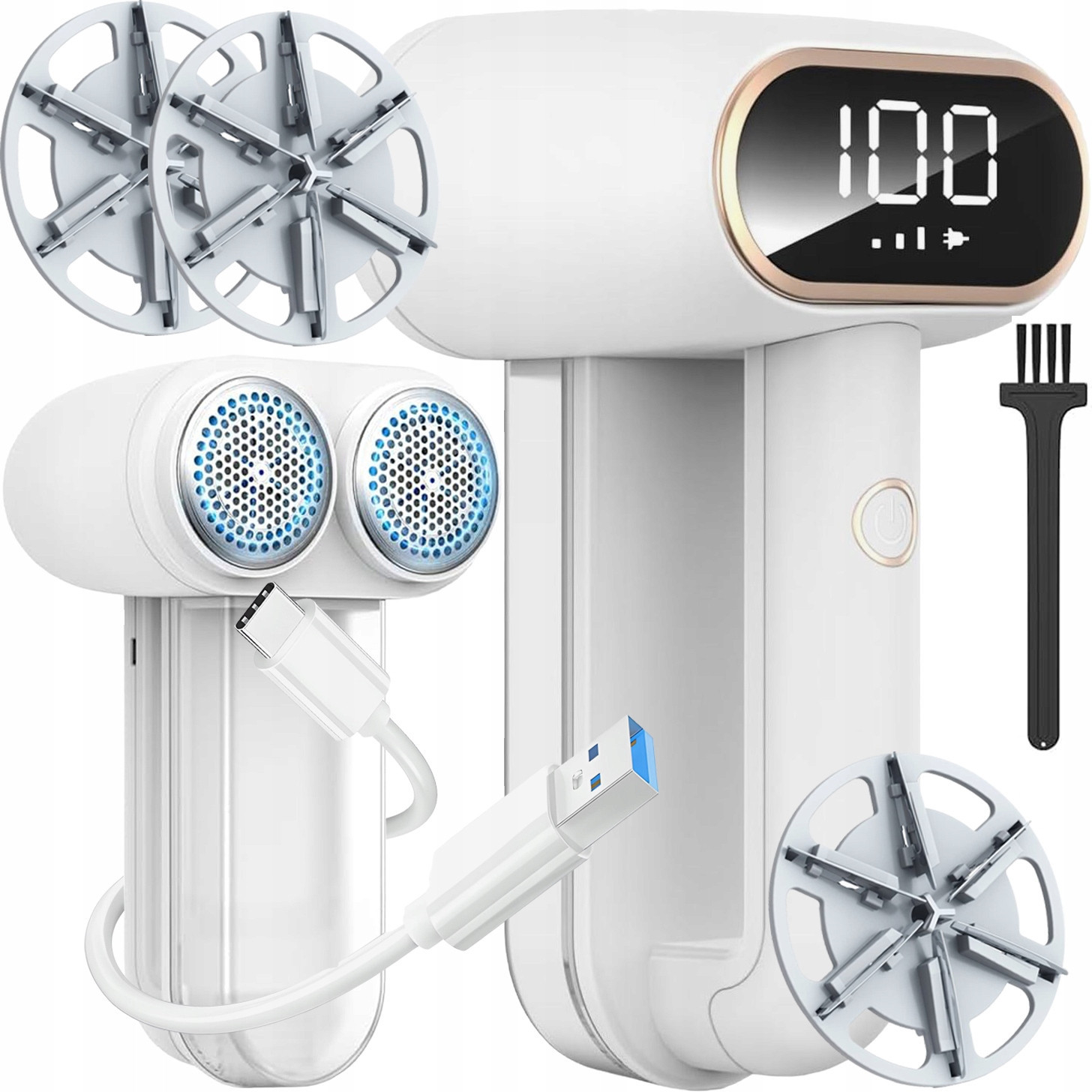 Odžmolkovač Čalounění Svetrů Pohovky Silný A Velký Strojek 12 Čepelí