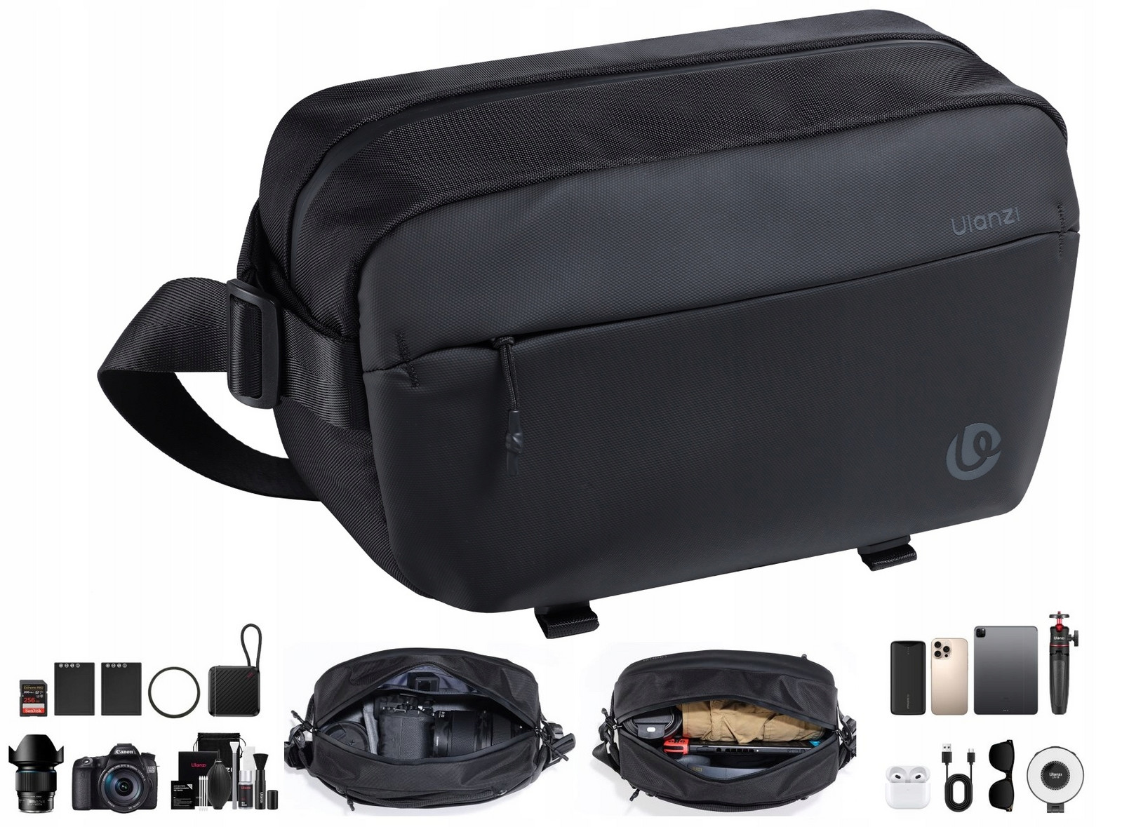 Fotografická taška Kufr Sáček Pouzdro na fotoaparát Kamera Telefon Ulanzi