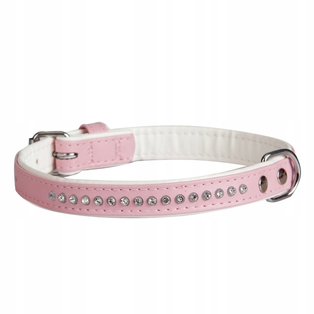 Dingo Obojek Ozdobný Pro Psa Glamour 1,6X35 Růžový