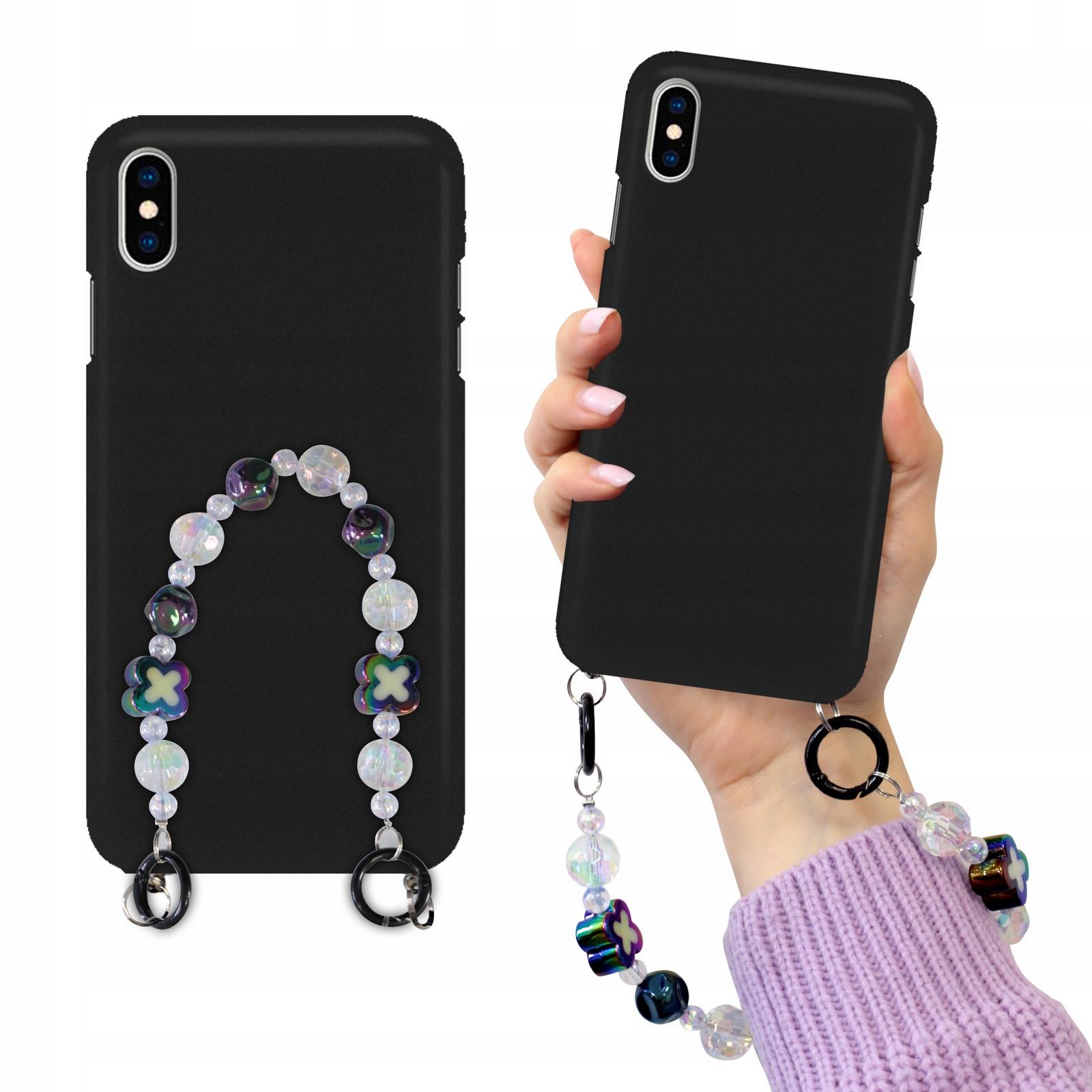 Pouzdro Matné Černé Pro Iphone Xs Blink Korále Holo