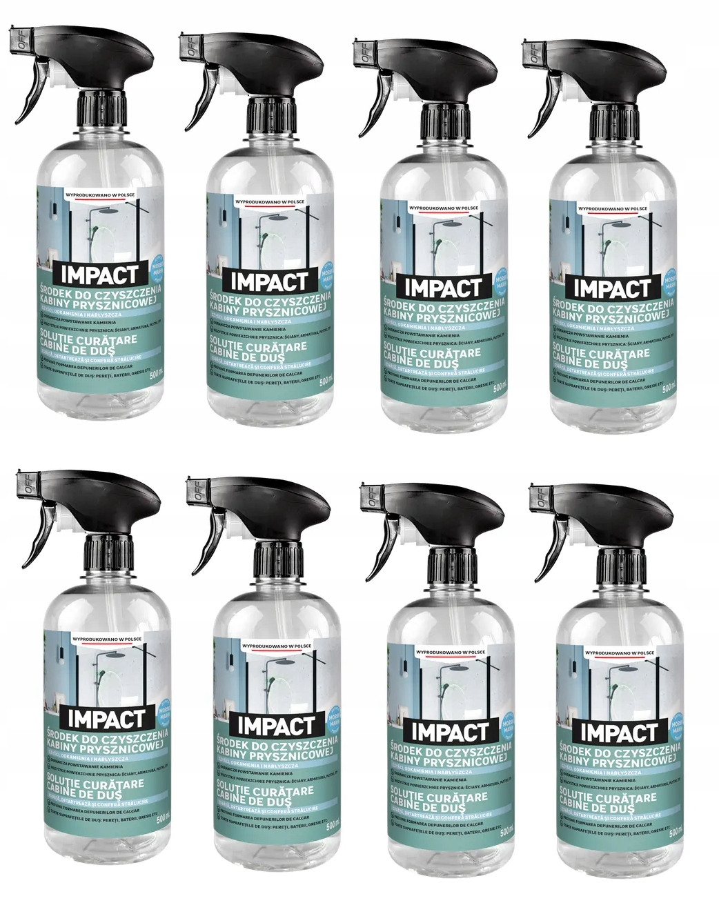 6xImpact Čisticí přípravek na sprchové kouty 0.5 l