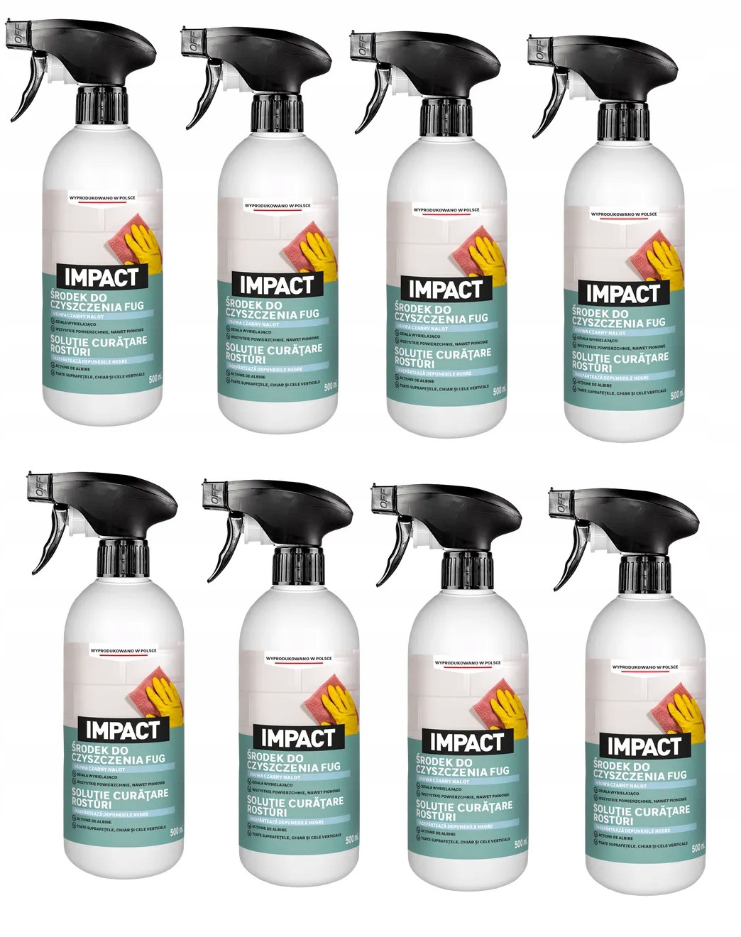 6xImpact Čistič spár odstraňuje tuky a usazeniny rezu 0.5 l