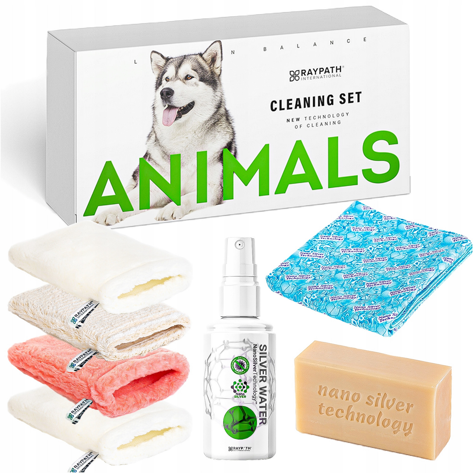 Čisticí sada pro péči o zvířata Animals Raypath