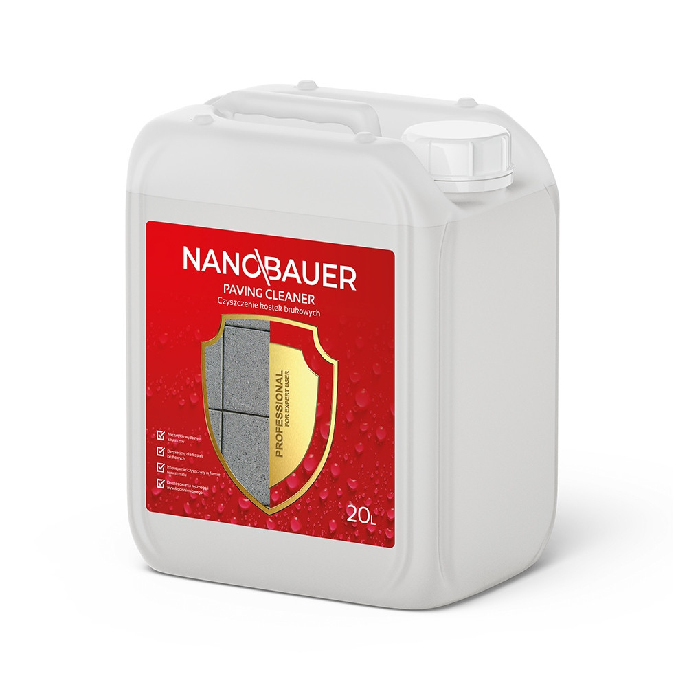 Prostředek Koncentrát Kapalina na dlažební kostky betonu Nanobauer 20L na 320-600m²