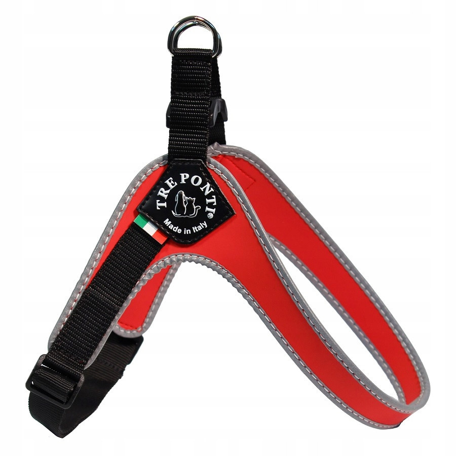 Tre Ponti Ramenní popruhy pod břichem 3 červené