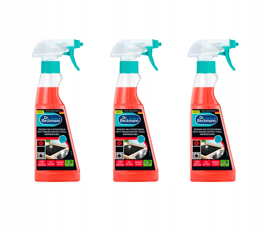 Dr. Beckmann čisticí kapalina z nerezové oceli a digestoří 0,25 l