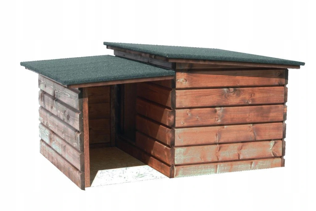 Zateplená bouda pro psy s předsíní L