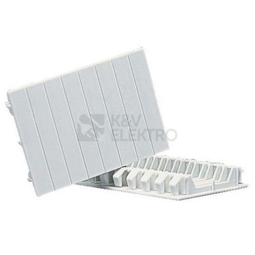 Záslepka 16 modulů (4x4 moduly) šedá