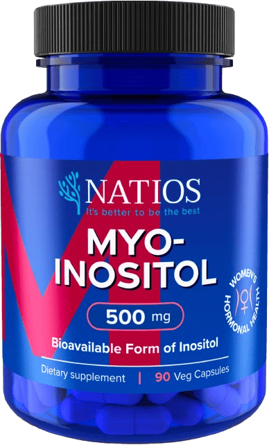 NATIOS Myo-Inositol, 500 mg, 90 kapslí