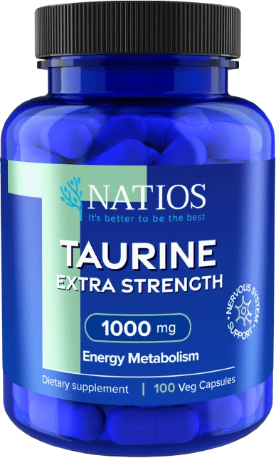 NATIOS Taurine Extra Strength, 1000 mg 100 kapslí