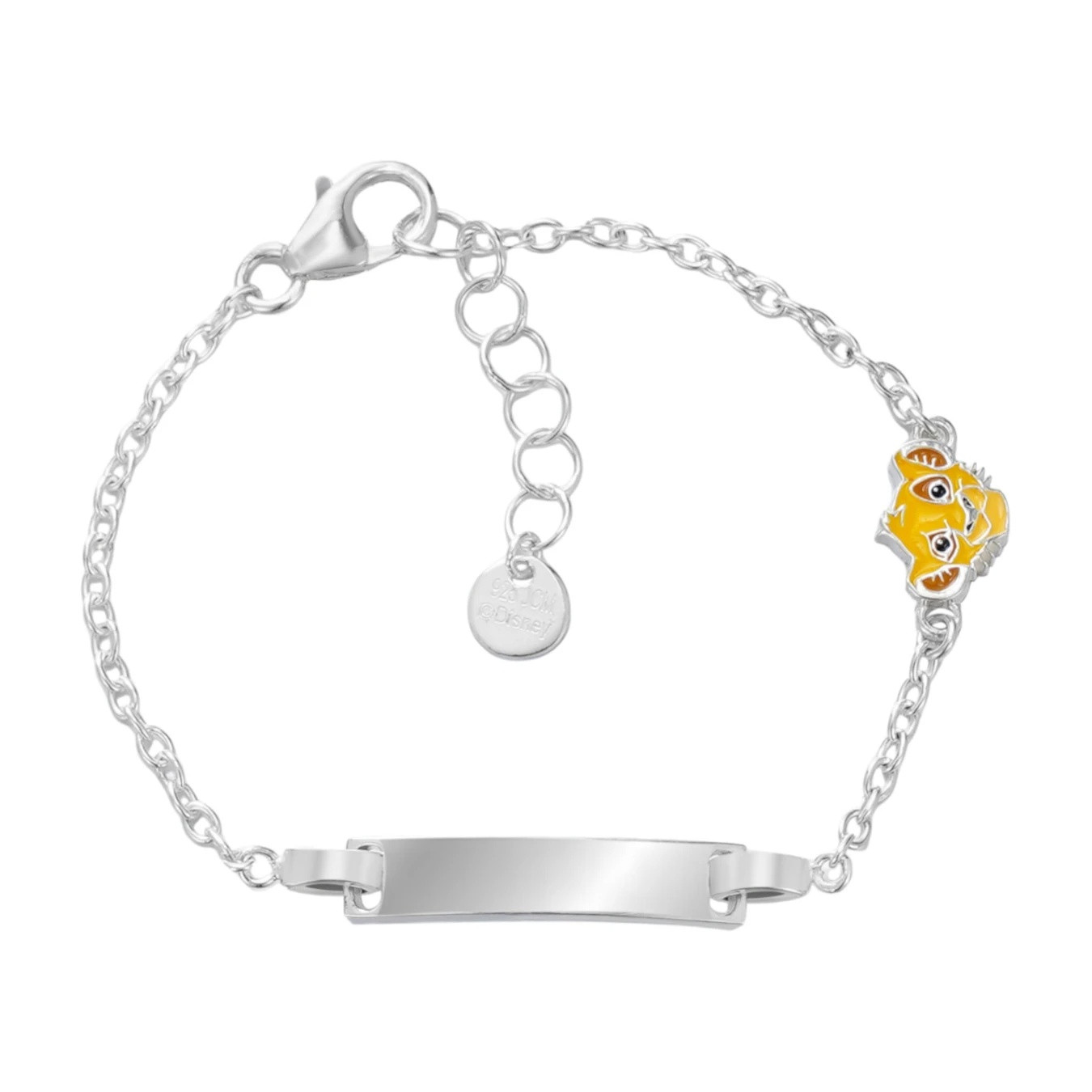 Disney Něžný stříbrný náramek Lion king BS00100SL-47.CS