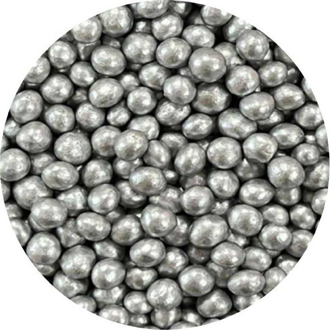 Cukrovo-rýžové perly stříbrné 5mm 80g - I LOVE CAKES