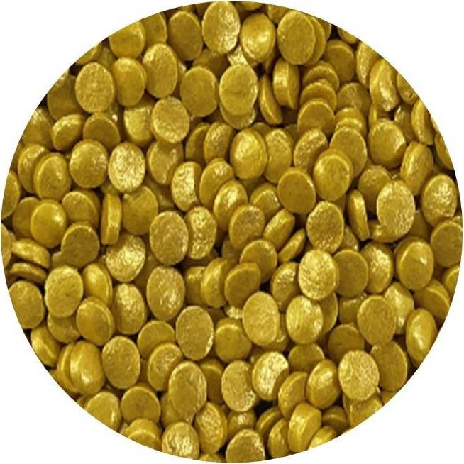 Cukrové zdobení zlaté konfety 80g - I LOVE CAKES