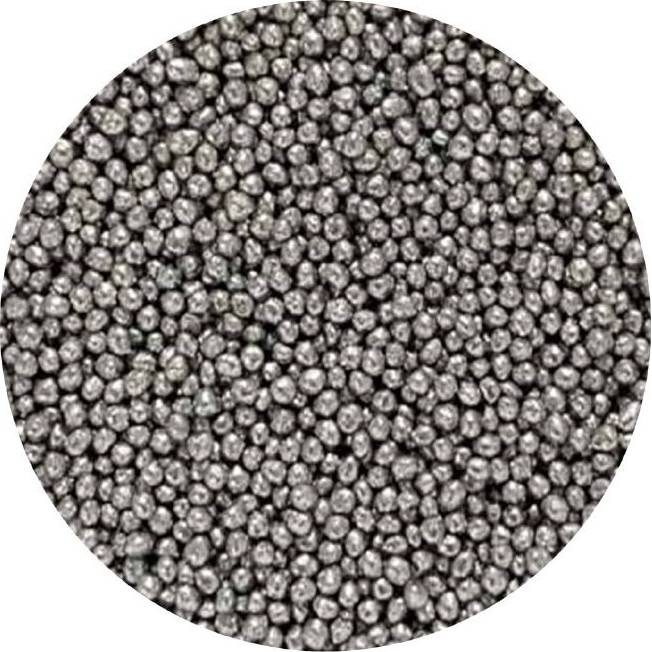 Cukrové perly stříbrné metalické 2mm 1kg - I LOVE CAKES