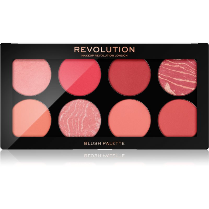 Makeup Revolution Ultra Blush paleta tvářenek odstín Sunset Burst 8x1.6 g